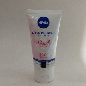 Nivea Sparkling White Whitening Facial Foam 50 ml - ShopXonline