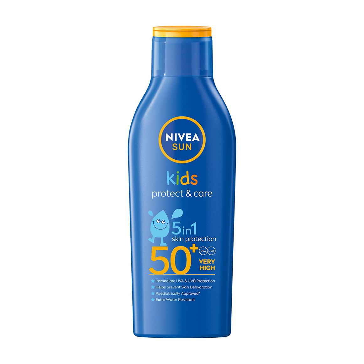 Nivea Sun Kids Protect and Care SPF 50+ Sun Lotion 200 ml - ShopXonline