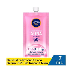 Nivea Sun Extra Protect Aura Sun Serum 50+ Pink Primer 7ml