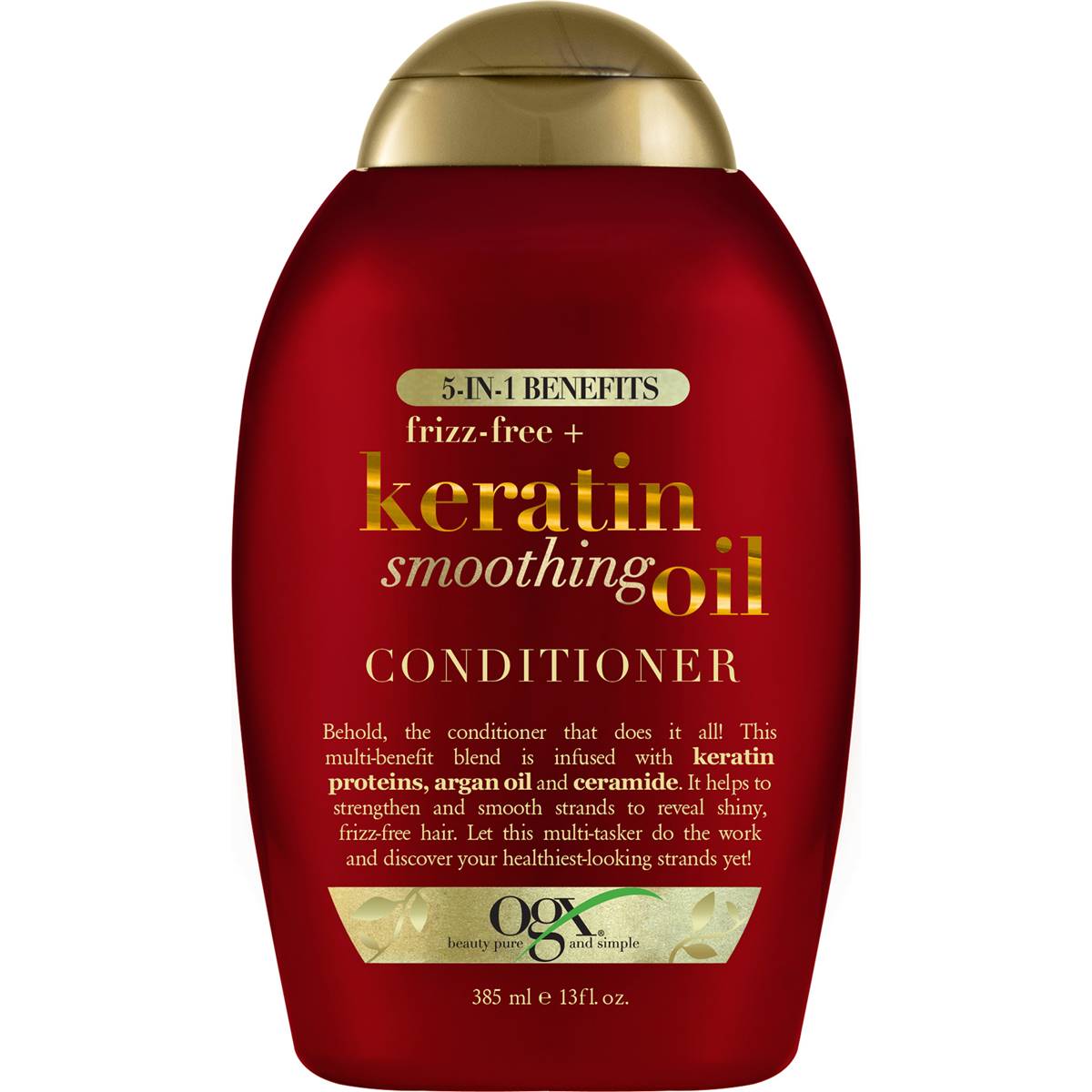 OGX Keratin smoothing Oil Conditioner 385ml - ShopXonline