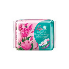 Eva Cotton Feel Heavy Flow Wings 8 Pads