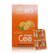 Orange Cee Chewable Vitamin c 500 mg Tablet - 50 Strips of 2 tablets
