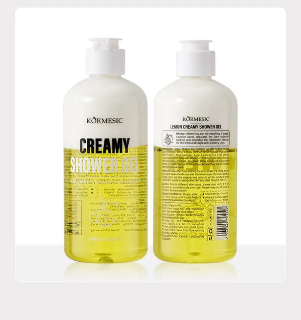 Kormesic Creamy Shower Gel - Lemon 290ml