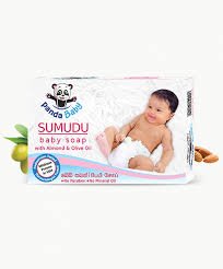 Panda Baby Sumudu Baby Soap With Almond & Olive Oil 75g - ShopXonline