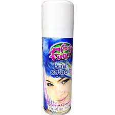 Party Fun White Hair Colour Spray - 125ml - ShopXonline