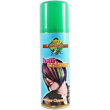 Party Success Green Hair Colour Spray 125ml - ShopXonline
