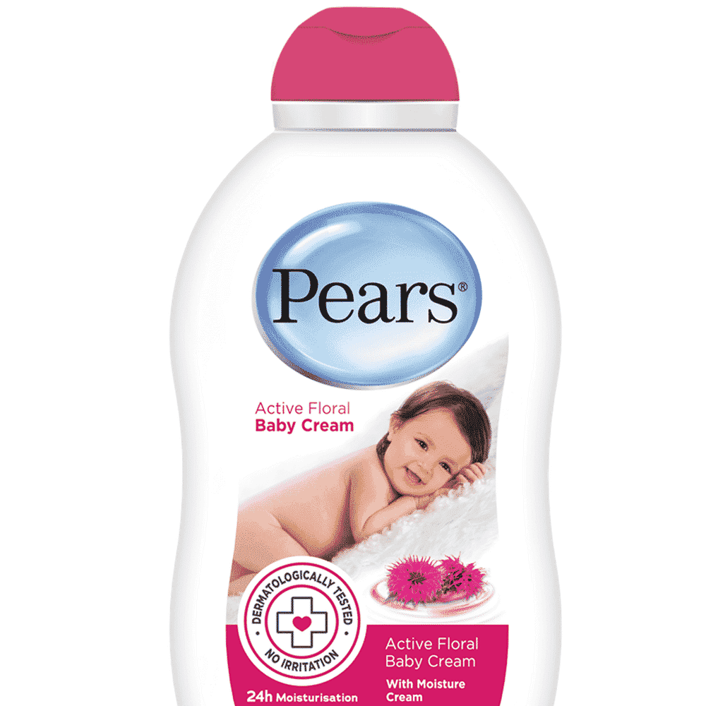 Pears Active Floral Baby Cream, 100ml - ShopXonline