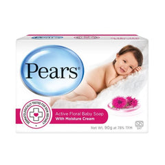 Pears Active Floral Baby Soap 90G - ShopXonline