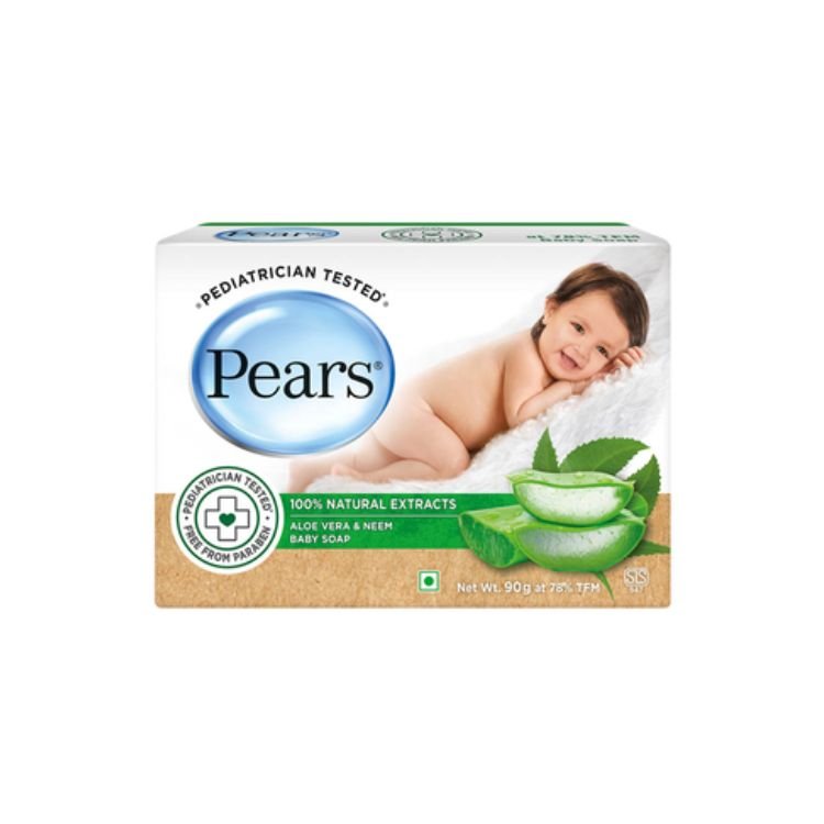 Pears Aloe Vera N Neem Baby Soap 90G - ShopXonline