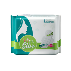 Eva Sanitary Napkin Star wings 8’s