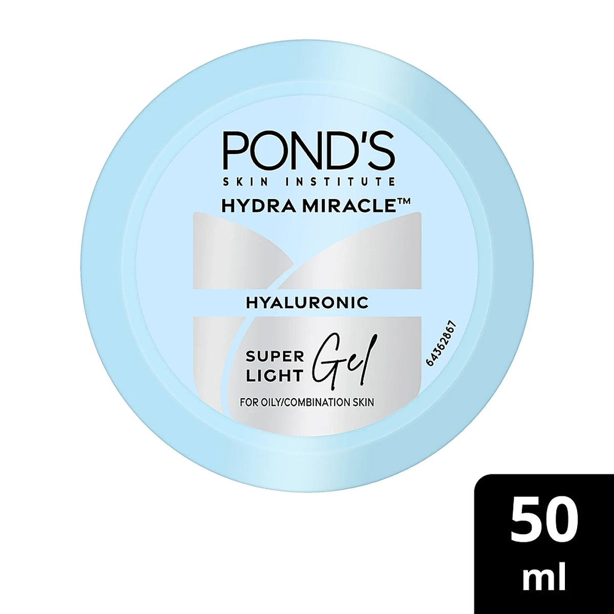 Ponds Super Light Gel Oil-Free Moisturize with Hyaluronic Acid & Vitamin E, 50 g
