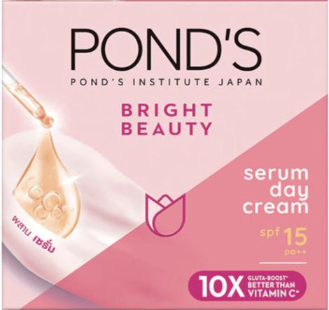 Ponds Bright Beauty SPF15 Serum Day Cream 50g - ShopXonline
