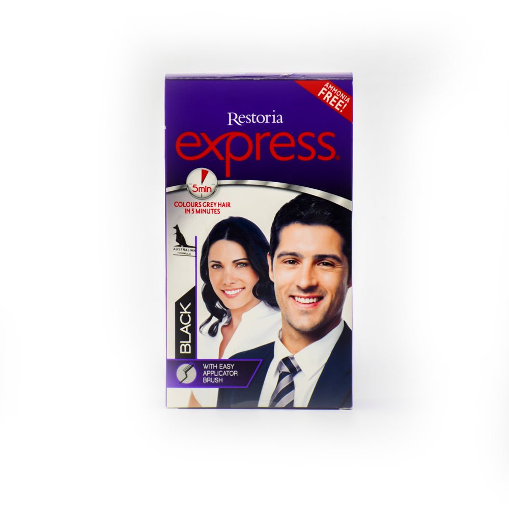 Restoria Express Black Hair Colour - 80g - ShopXonline