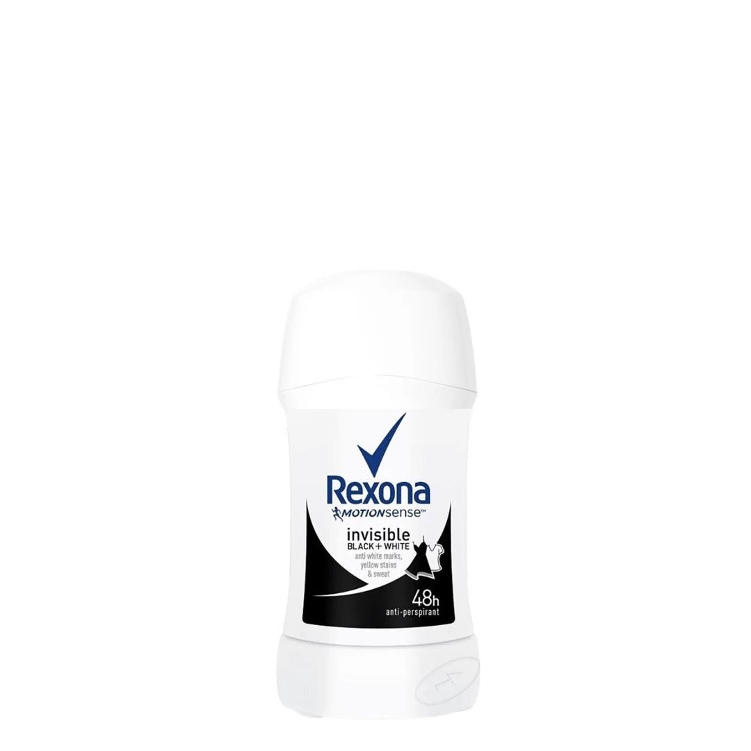 Rexona Deo Stick Invisible On Black + White Clothes 48h - 40g - ShopXonline