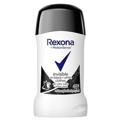Rexona Invisible On Black And White Clothes Deodorant Stick - 40g - ShopXonline
