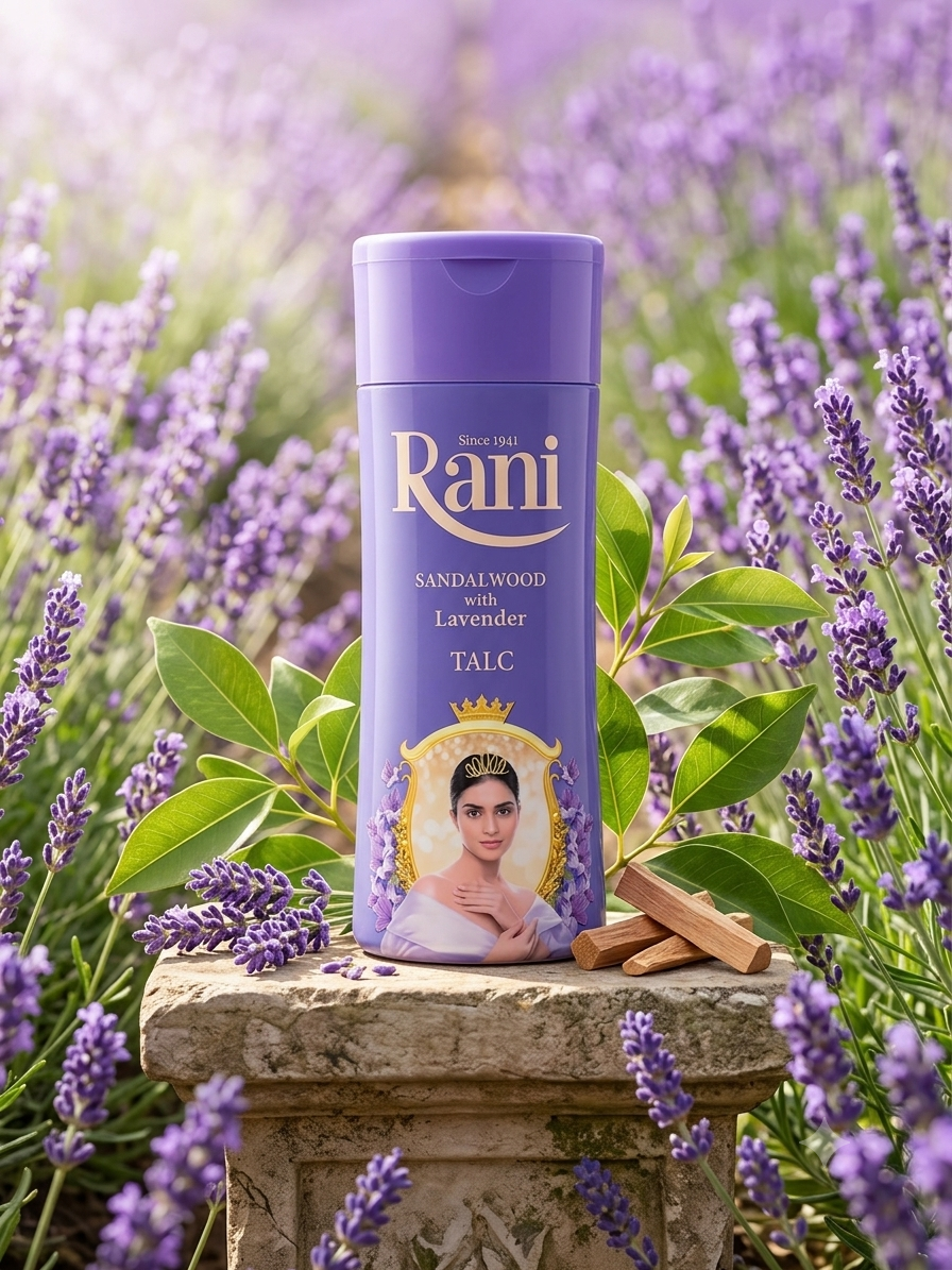 Rani Lavender Talc 100g