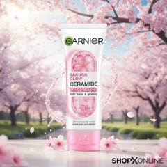 Garnier Sakura Face Wash 100ml (Indonesia)