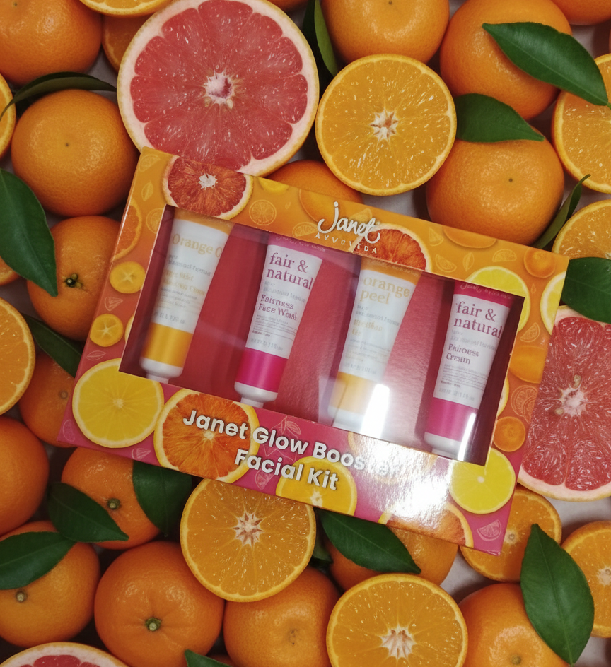 Janet Glow Booster Facial Kit ( 20ml× 4 )