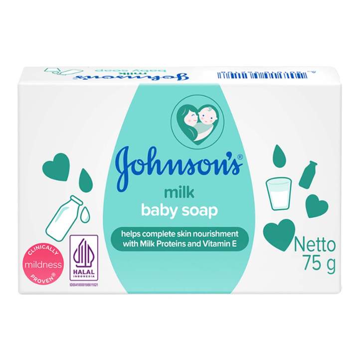 Johnson's Milk Baby Soap 75g