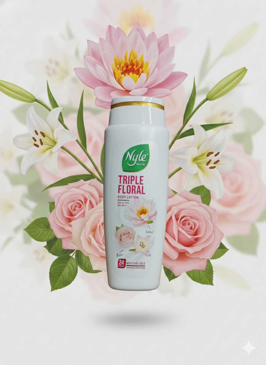 Nyle Triple Floral Body Lotion 200ml