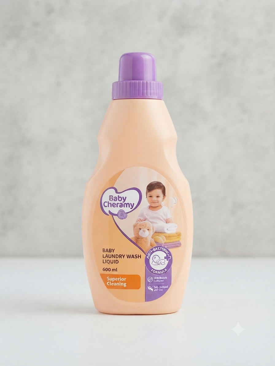 Baby Cheramy Superior Cleaning Baby Laundry Waah Liquid 600ml