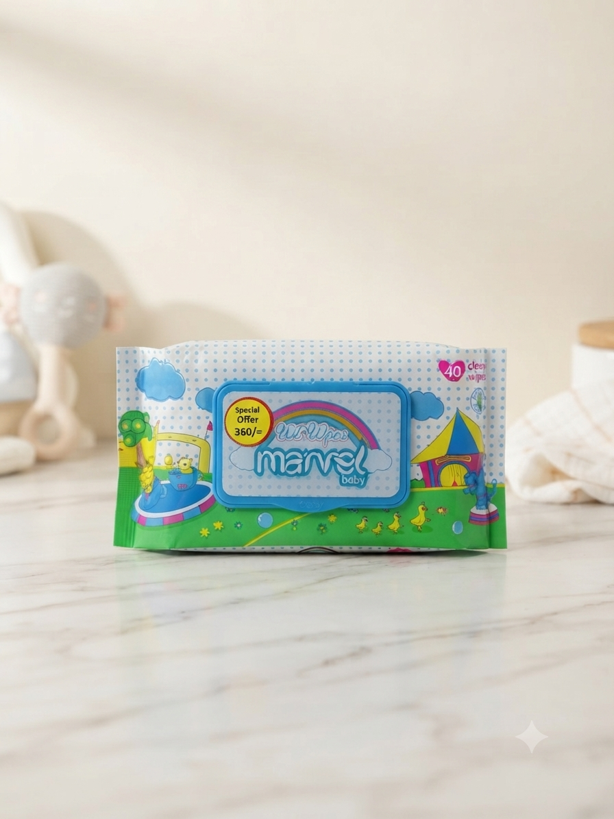 Marvel Baby Wet Wipes -40 Wipes
