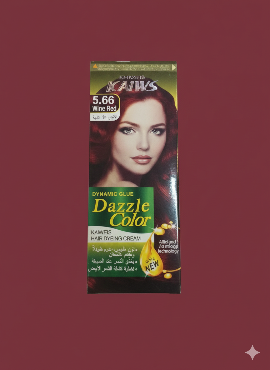 Kaiws 5.66 Wine Red Hair Color 60ml