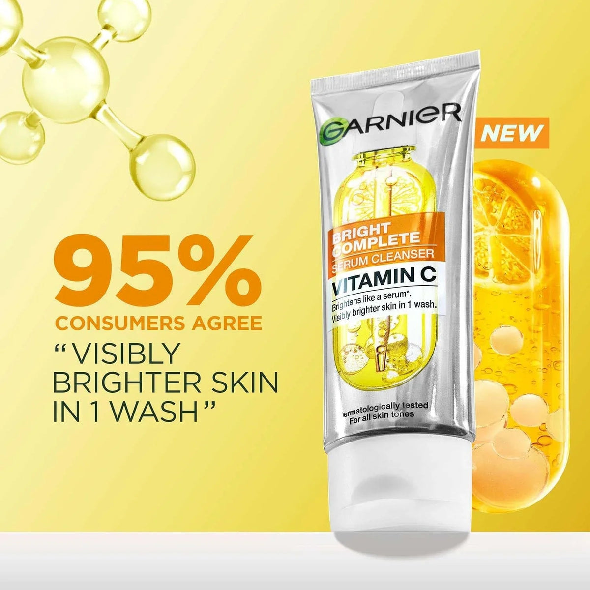 Garnier Vitamin C Serum Cleanser 100ml ( Indonesia)