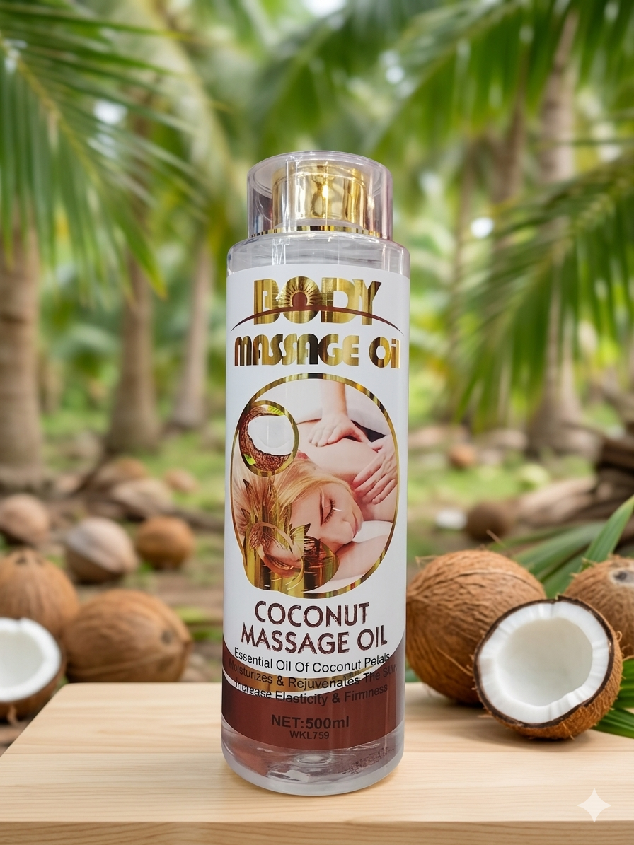 Wokali Coconut Massage Oil 500ml