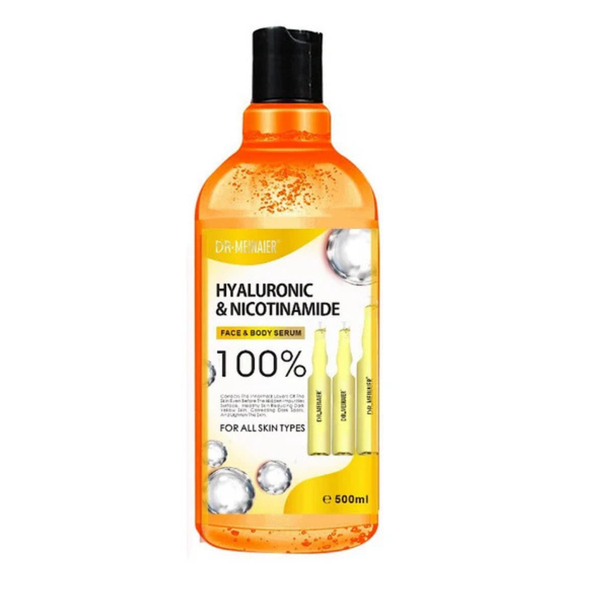 Dr Meinaier Hyaluronic & Nicotinamide Face & Body Serum 500ml
