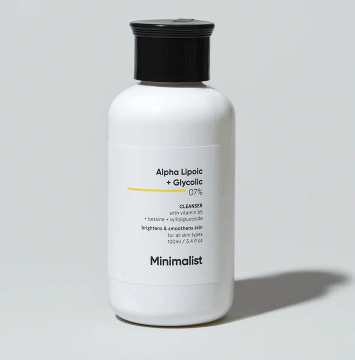 Minimalist Alpha Lipoic + Glycolic 07% Cleanser 100ml