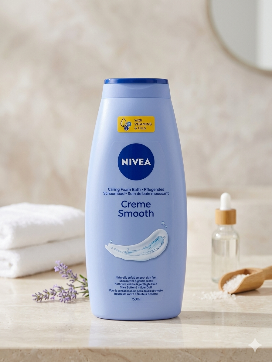 Nivea Creme Smooth Body Wash 750ml