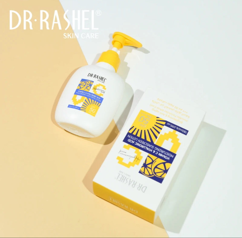 Dr Rashel Vitamin C & Hyaluronic Acid Sunscreen Lotion 180ml