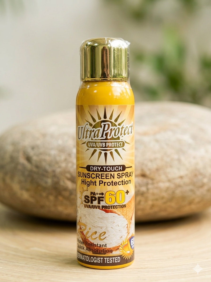 Wokali spf60+ Rice Sunscreen Spray 200ml