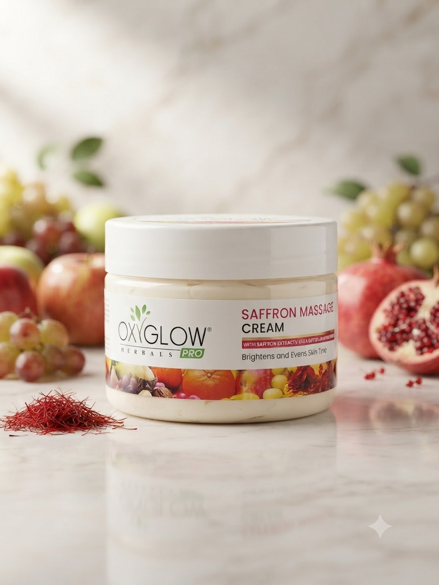 Oxyglow Saffron Massage Cream 500g