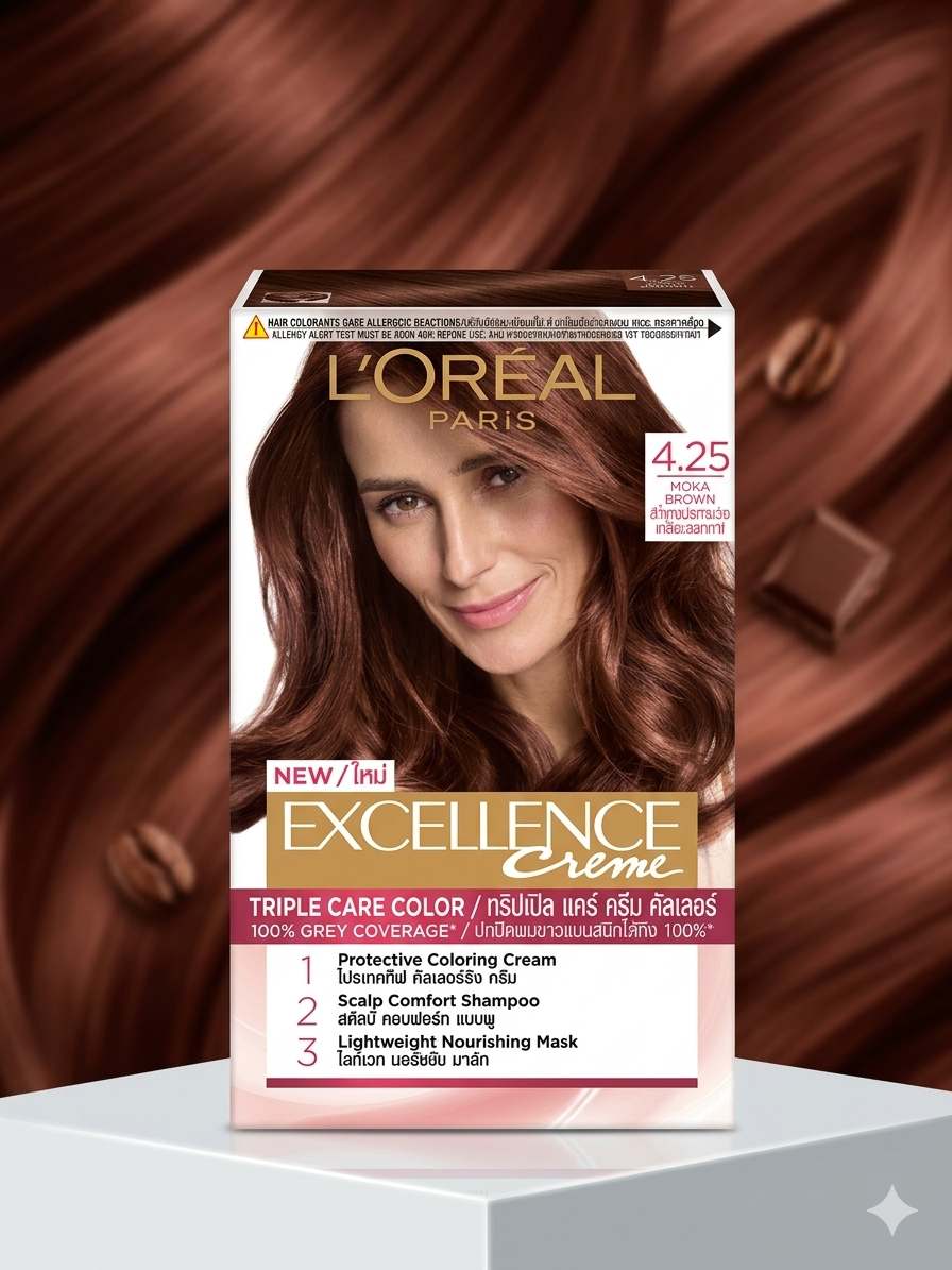 Loreal 4.25 ( Moka Brown ) Hair Color