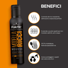 Palette Modella Ricci Hair Mousse 250ml