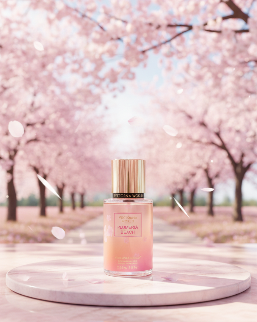 Victoria World Plumeria Beach Body Mist 88ml