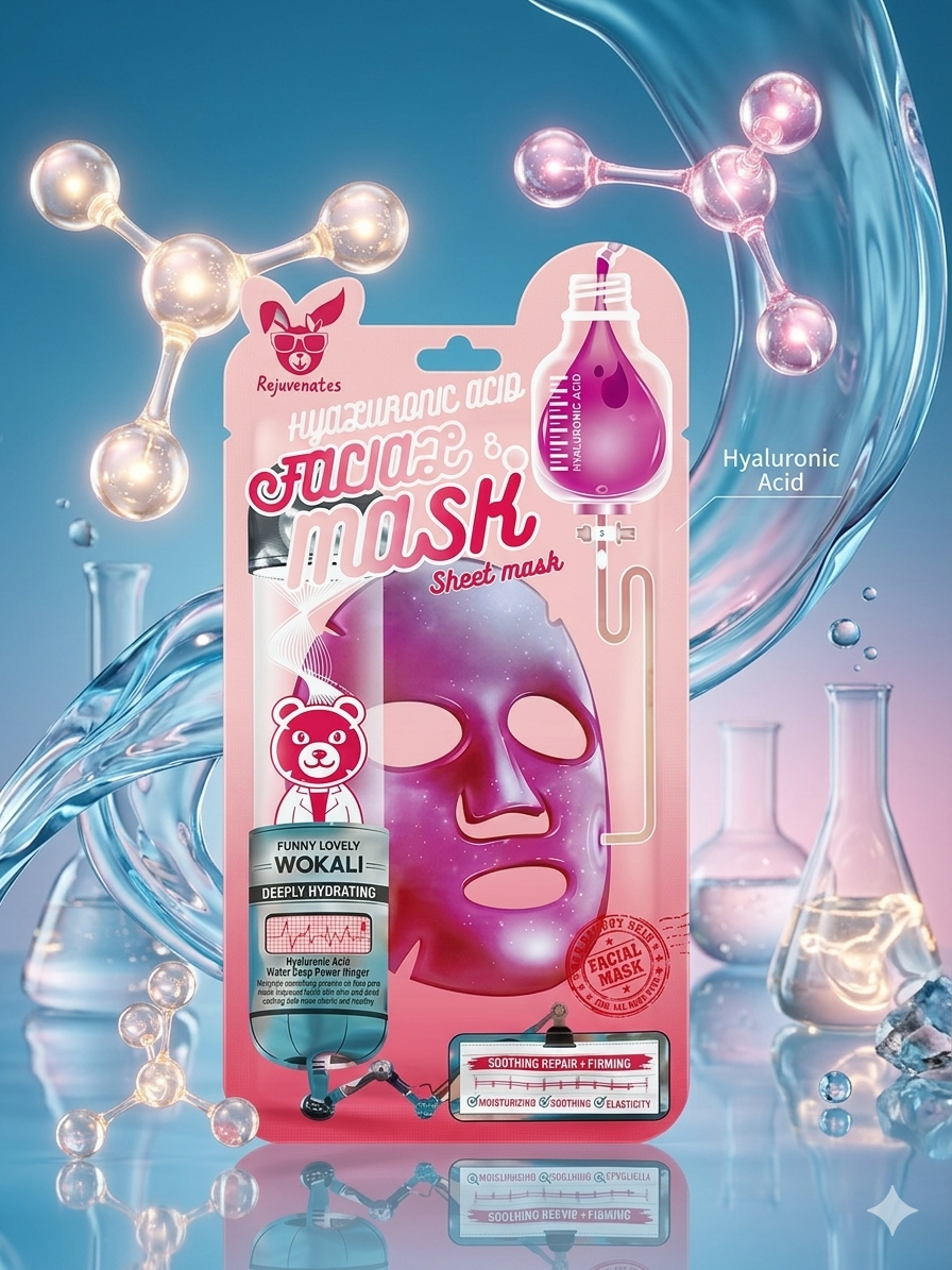 Wokali Hyaluronic Acid Sheet Mask