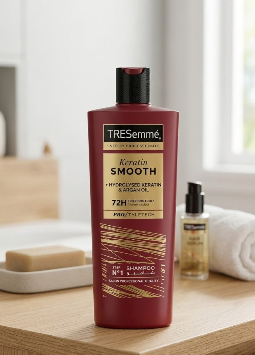 Tresemme 72h Keratin Smooth Argan Oil Shampoo 400ml