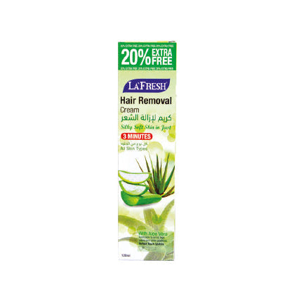 La Fresh Hair Removal Cream Aloe 120ml