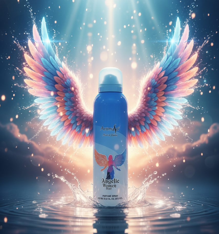 Aromasq Angelic Women Blue Perfume Spray 200ml