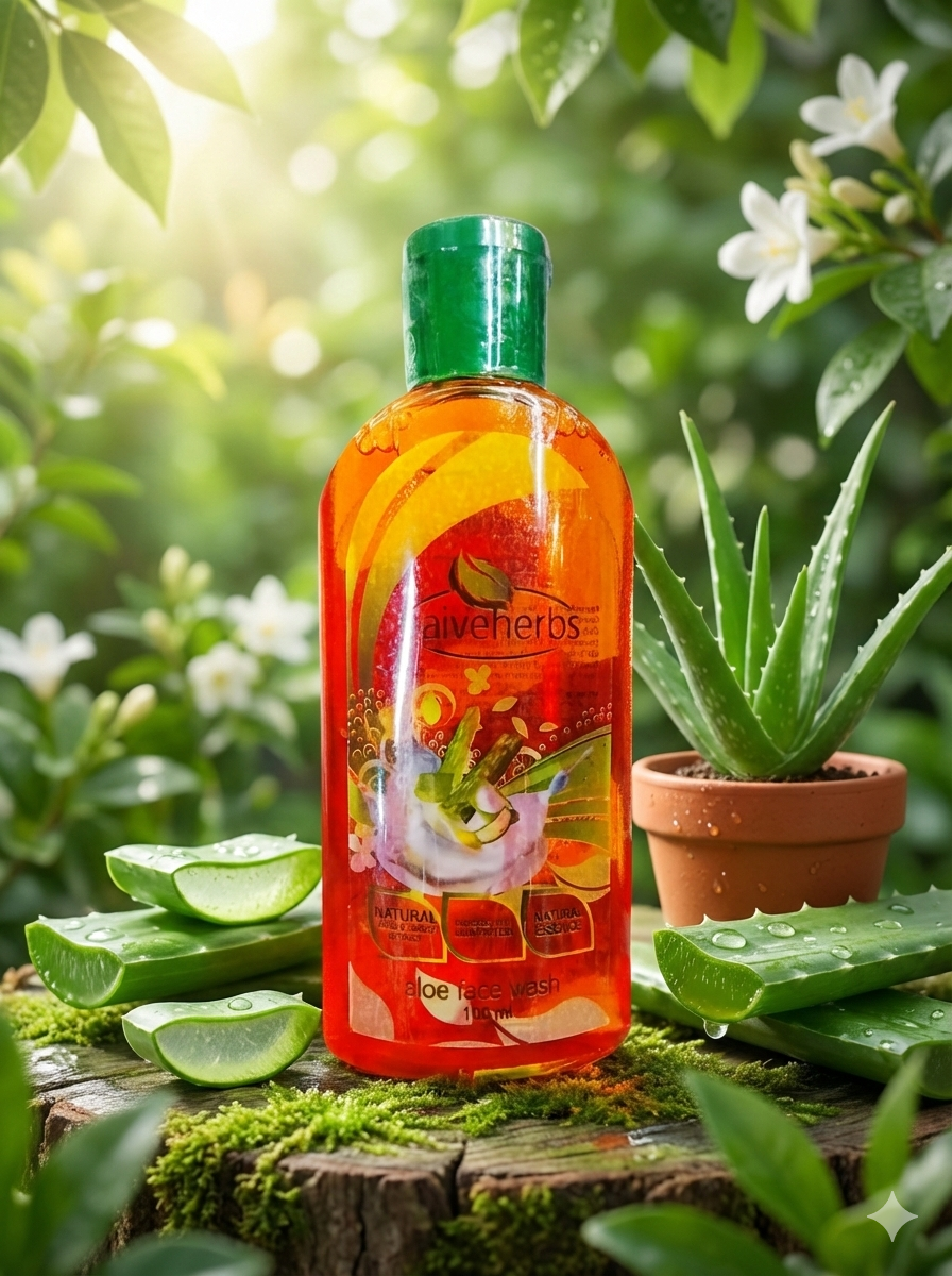 Naiveherbs Aloe Face Wash 100ml
