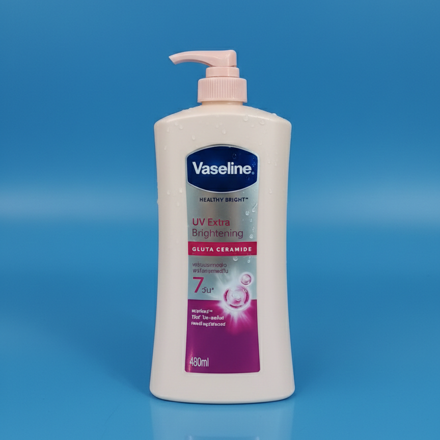 Vaseline UV Extra Brightening Gluta Ceramide Body Lotion 480ml