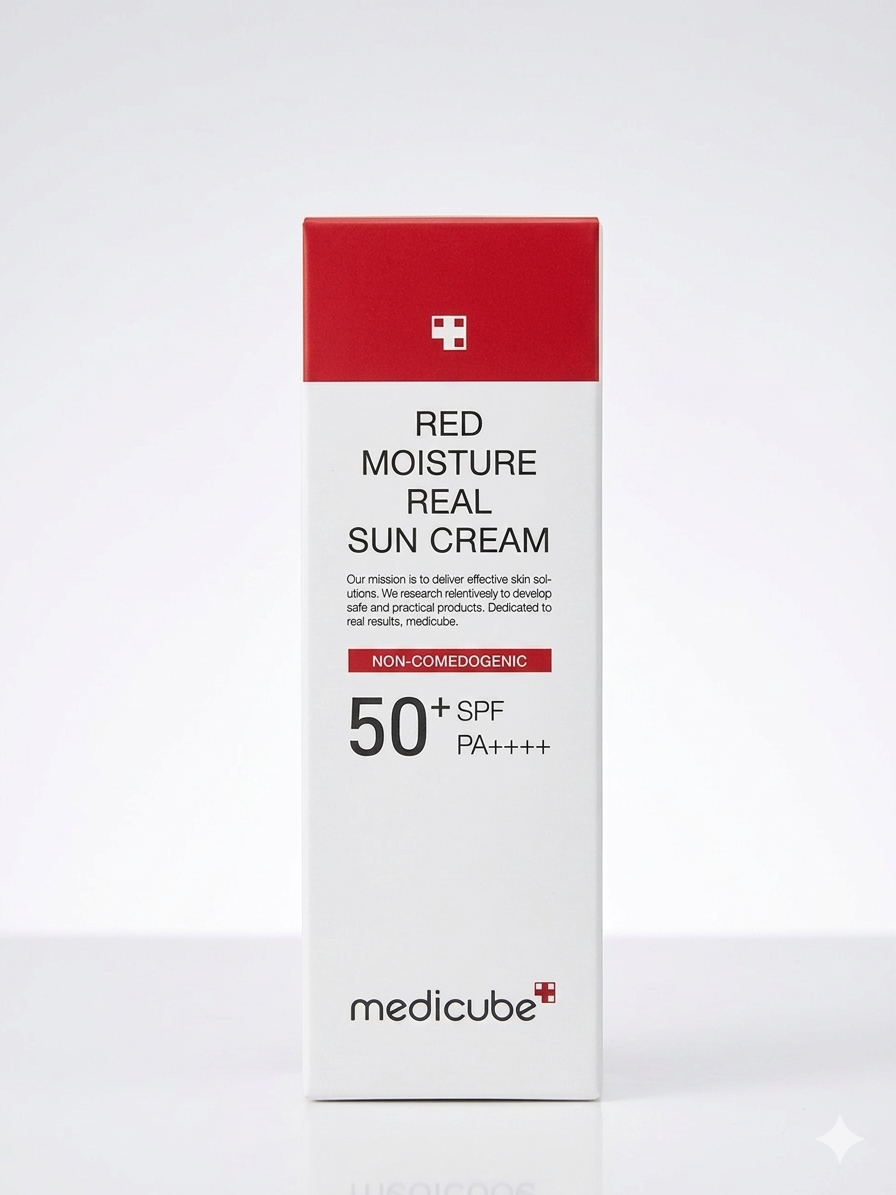 Medicube Red Moisture Real Sun Cream 50+ SPF PA++++ ( 50ml )