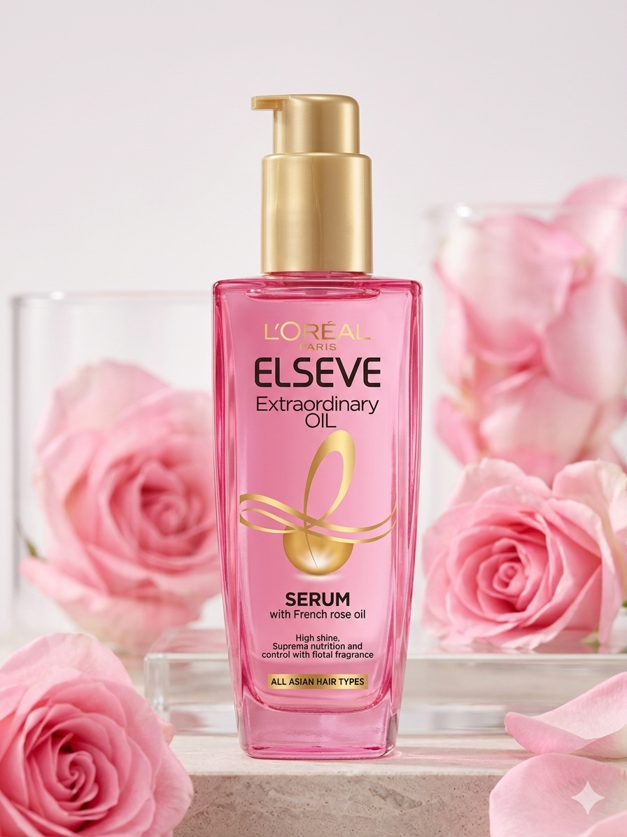 L'Oréal French Rose Oil Hair Serum 100ml