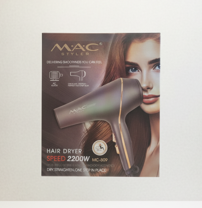 MAC  MC-809 Hair Dryer ( 2200W )