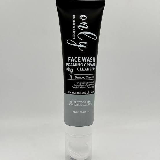 Only The Beauty Experts Bamboo Charcoal Face Wash Foaming Cream Cleanser 150ml