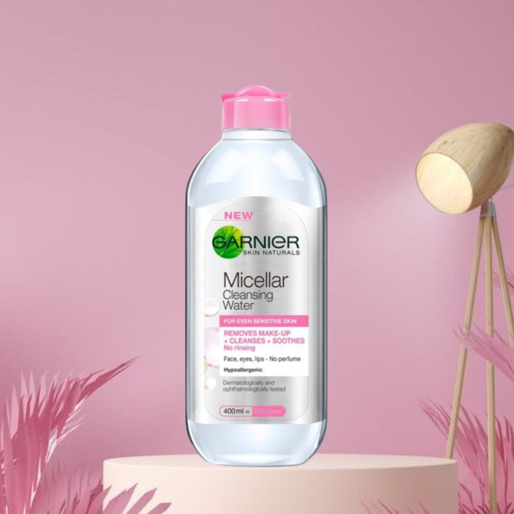 Garnier Micellar Cleansing Water All in -1 ( Even For Sensitive Skin )400ml
