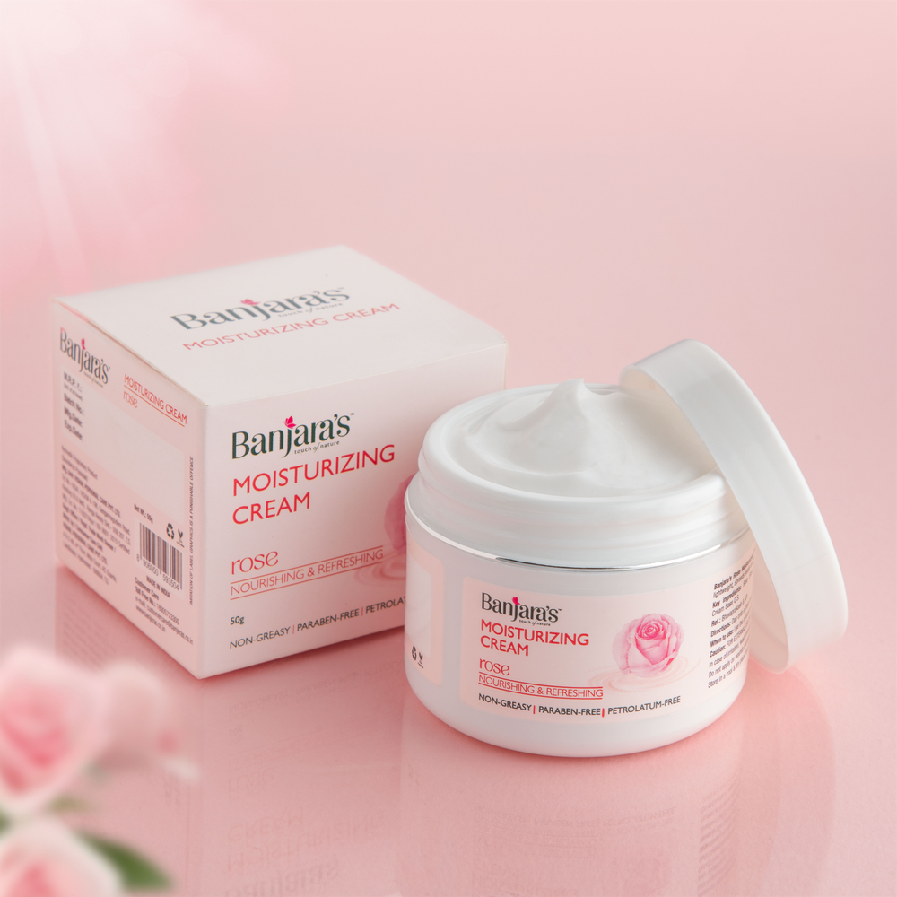 Banjaras Rose Moisturising Cream 50g